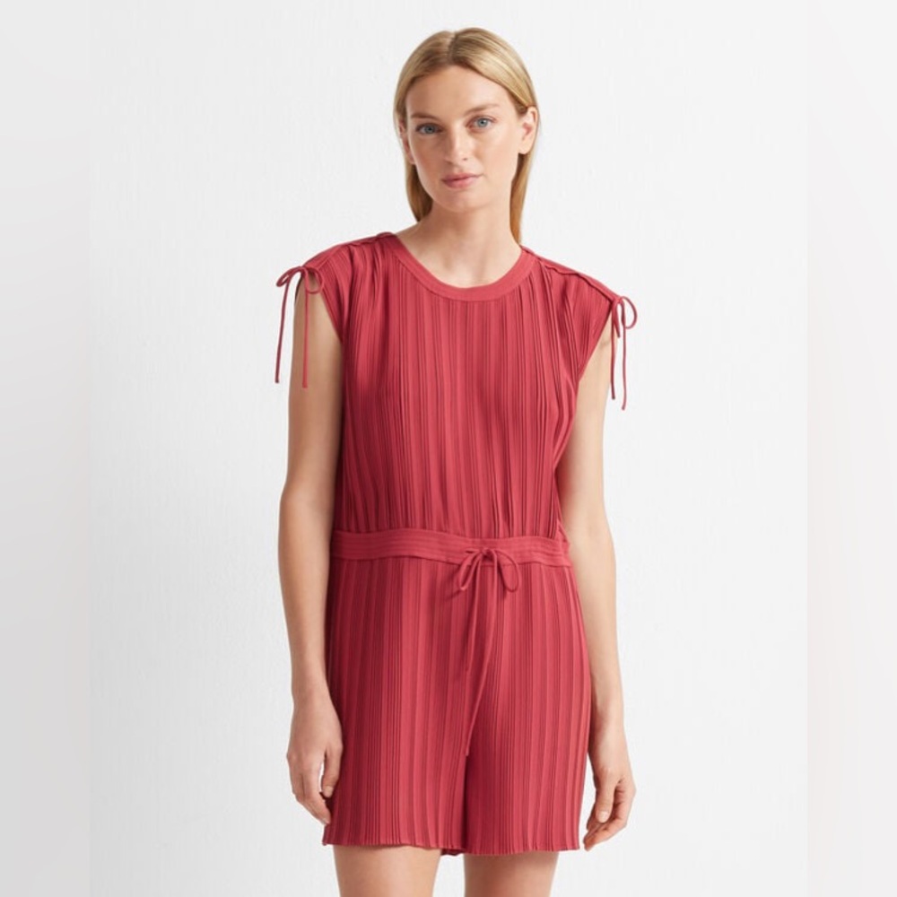 Club Monaco‎ Women’s Viga Romper Pantalons Red Size 10 NWT
